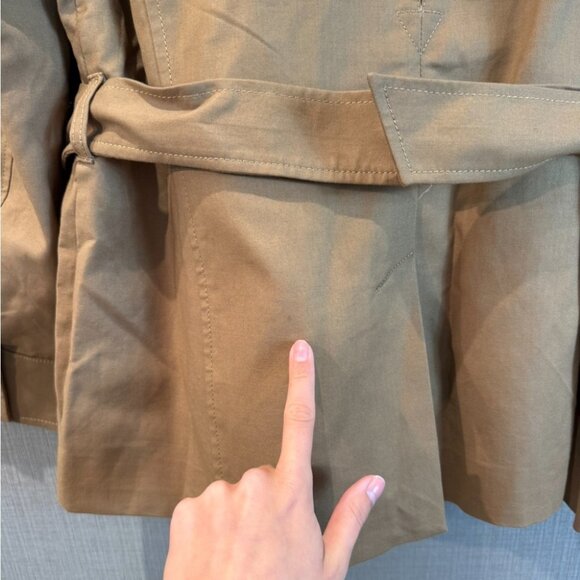 Banana Republic Voyage Belted Trench Jacket Khaki - Picture 14 of 14